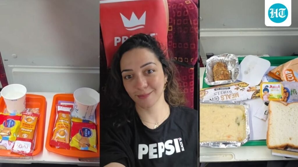Nauheed Cyrusi takes Vande Bharat from Mumbai to Goa and gives a peek into her food diary: Here’s what she ate Nauheed Cyrusi takes Vande Bharat from Mumbai to Goa and gives a peek into her food diary: Here’s what she ate