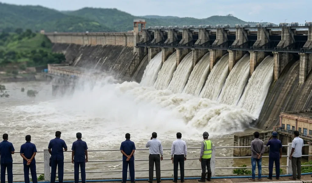 Odisha में भारी बारिश से बाढ़ के हालात, Hirakud Dam के 12 गेट खोले गए Odisha में भारी बारिश से बाढ़ के हालात, Hirakud Dam के 12 गेट खोले गए