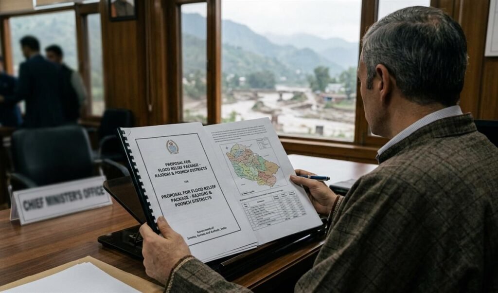 Omar Abdullah जल्द PM Modi को सौंपेंगे Rajouri और पुंछ का बाढ़ राहत प्रस्ताव Omar Abdullah जल्द PM Modi को सौंपेंगे Rajouri और पुंछ का बाढ़ राहत प्रस्ताव