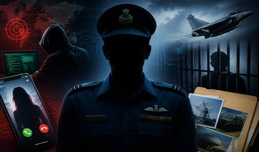 Prabhasakshi NewsRoom: Honey Trap में फंसा IAF Wing Commander, संवेदनशील रक्षा जानकारी लीक करने के आरोप में गिरफ्तार Prabhasakshi NewsRoom: Honey Trap में फंसा IAF Wing Commander, संवेदनशील रक्षा जानकारी लीक करने के आरोप में गिरफ्तार