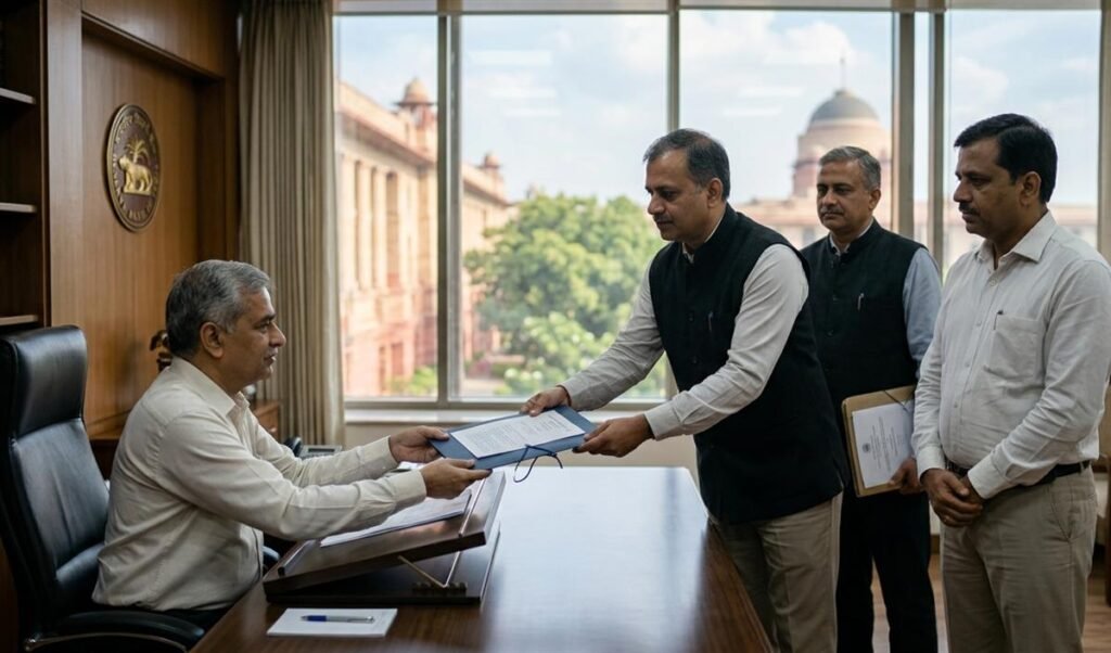 RBI Governor संजय मल्होत्रा से HR policy की समीक्षा की मांग, अधिकारियों ने पदोन्नति पर चिंता जताई RBI Governor संजय मल्होत्रा से HR policy की समीक्षा की मांग, अधिकारियों ने पदोन्नति पर चिंता जताई