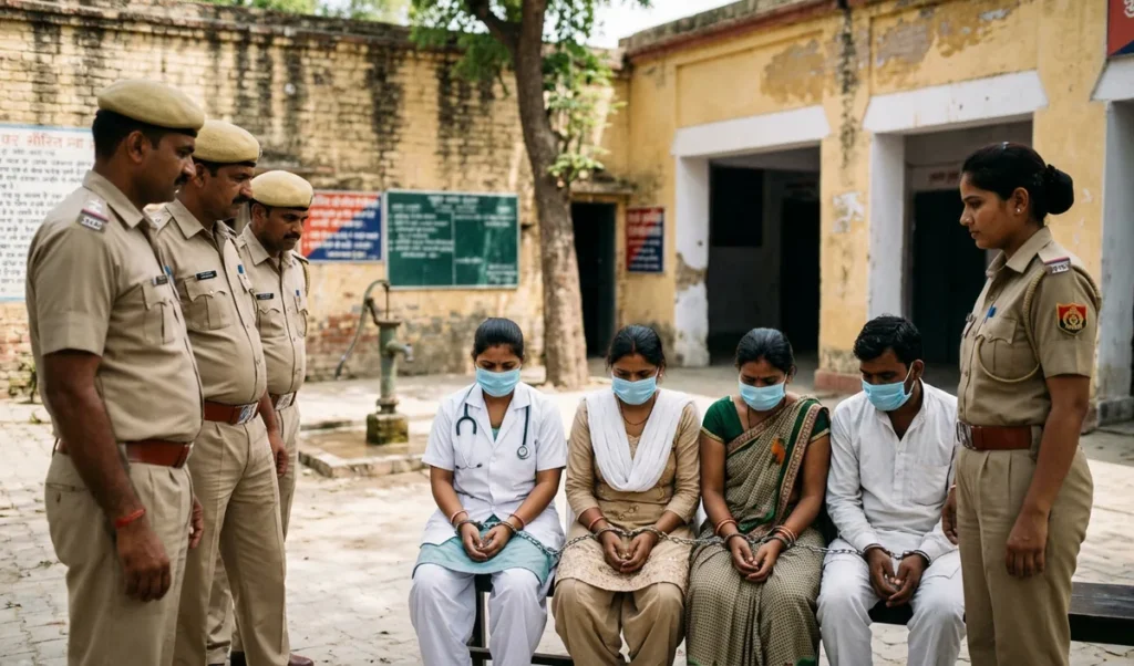 Sambhal में UP Police ने बच्चा तस्करी गिरोह पकड़ा, Delhi की नर्स समेत 6 गिरफ्तार