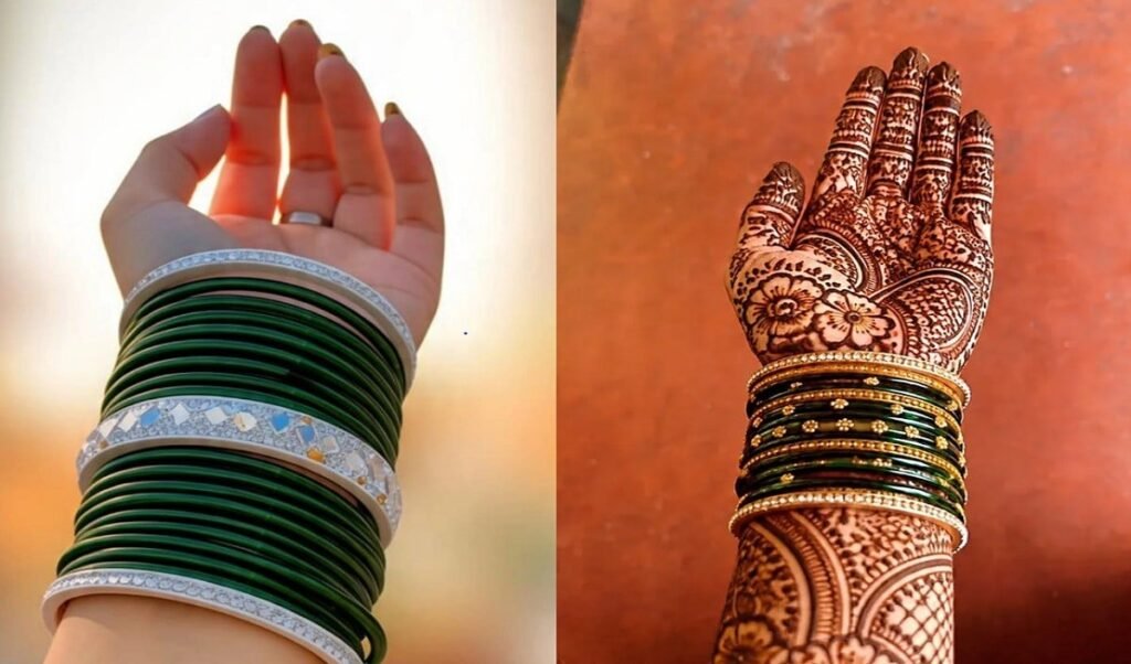 Sawan Special: सावन के महीने में हाथों की रौनक बढ़ाएंगे ये Green Bangles के ट्रेंडी और खूबसूरत Designs Sawan Special: सावन के महीने में हाथों की रौनक बढ़ाएंगे ये Green Bangles के ट्रेंडी और खूबसूरत Designs