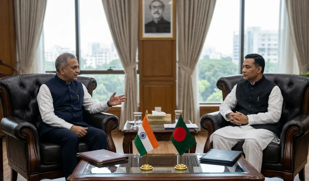 Sheikh Hasina के extradition की Bangladesh ने फिर मांग की, भारतीय उच्चायुक्त ने PM रहमान से की मुलाकात Sheikh Hasina के extradition की Bangladesh ने फिर मांग की, भारतीय उच्चायुक्त ने PM रहमान से की मुलाकात