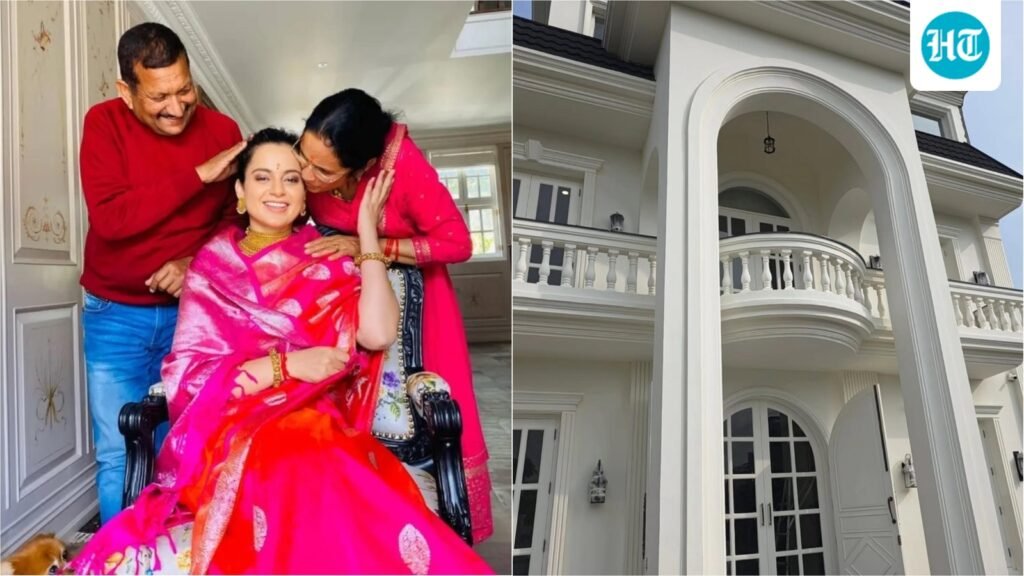 Step inside Kangana Ranaut’s grand family home that blends European-inspired architecture with old-world Indian luxury