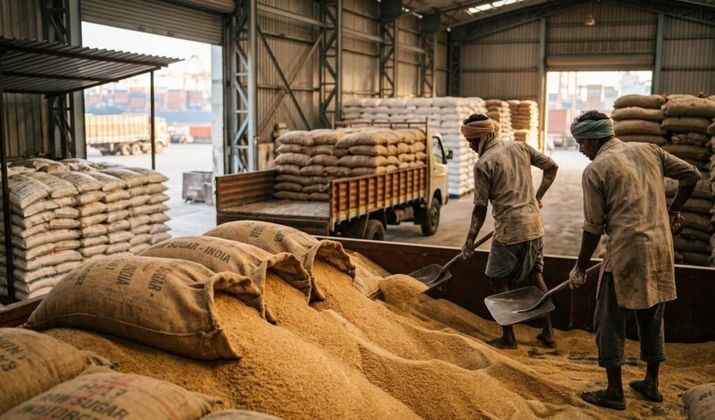 Sugar Import: केंद्र ने 10 लाख टन शुल्क मुक्त चीनी आयात को मंजूरी दी