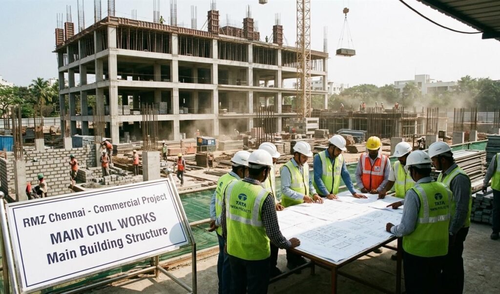 Tata Projects को Chennai में RMZ से मिला 670.24 करोड़ रुपये का ठेका Tata Projects को Chennai में RMZ से मिला 670.24 करोड़ रुपये का ठेका