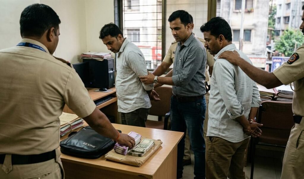 Thane में 8.5 करोड़ की रंगदारी मांगने वाले 3 आरोपी गिरफ्तार, 10 लाख लेते पकड़े गए