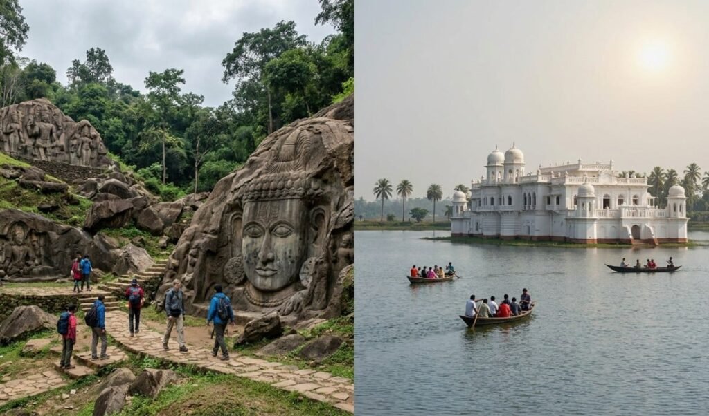 Tripura Tourism Plan: जानिए क्यों खास हैं उनाकोटी की रहस्यमयी मूर्तियां और Ujjayanta Palace
