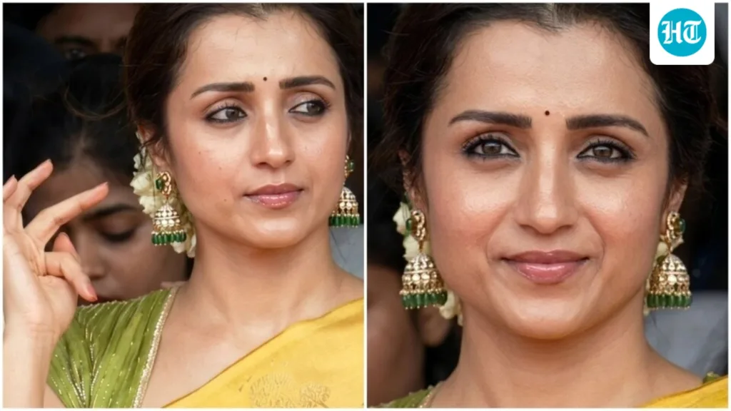 Trisha Krishnan in golden saree turns heads at Tamil Nadu CM Vijay’s Independence Day 2026 ceremony: Pics and video Trisha Krishnan in golden saree turns heads at Tamil Nadu CM Vijay’s Independence Day 2026 ceremony: Pics and video