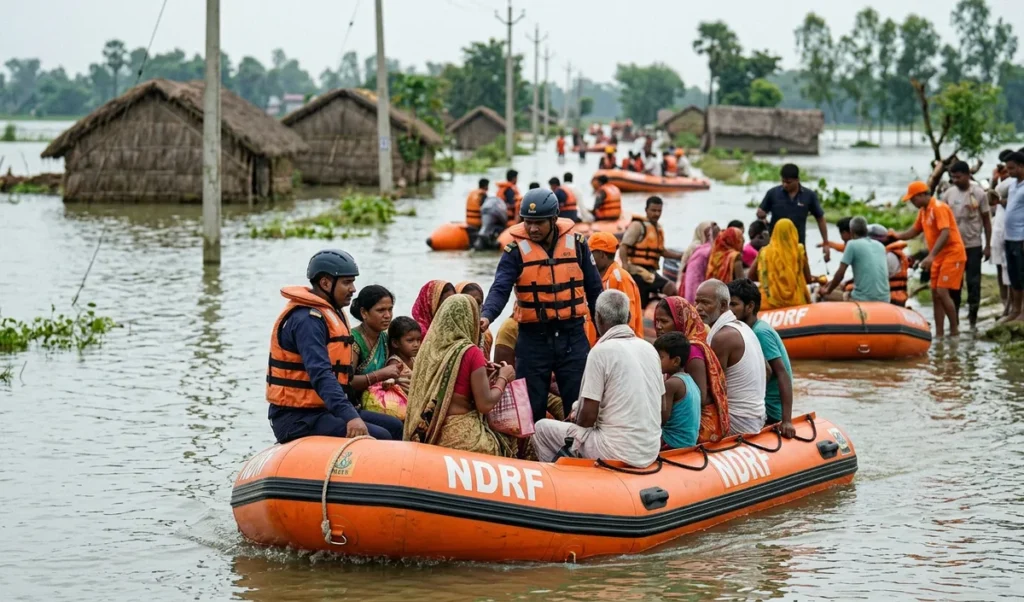UP Flood: उत्तर प्रदेश के 13 जिले बाढ़ प्रभावित, 4,845 लोगों को सुरक्षित स्थानों पर पहुंचाया UP Flood: उत्तर प्रदेश के 13 जिले बाढ़ प्रभावित, 4,845 लोगों को सुरक्षित स्थानों पर पहुंचाया