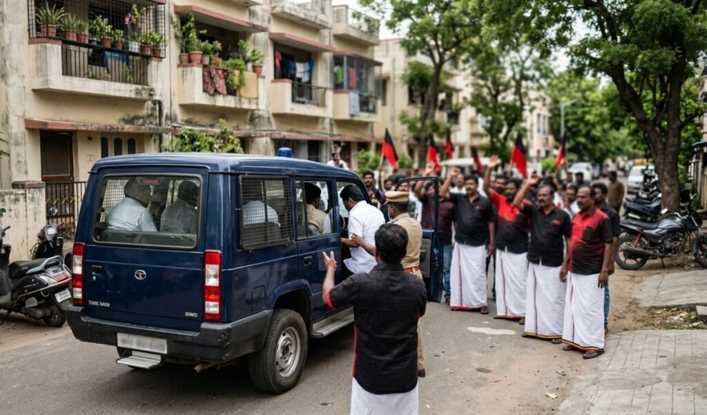 Udhayanidhi Stalin गिरफ्तार: द्विअर्थी टिप्पणी मामले में तमिलनाडु पुलिस की कार्रवाई Udhayanidhi Stalin गिरफ्तार: द्विअर्थी टिप्पणी मामले में तमिलनाडु पुलिस की कार्रवाई
