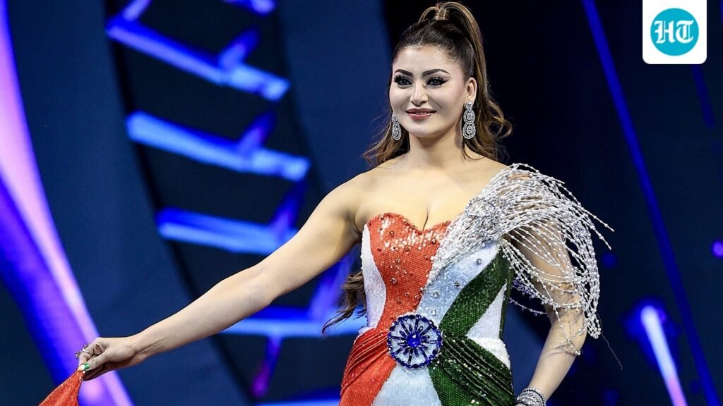Urvashi Rautela says her tricolour-inspired gown at the Miss Universe India event took 3 months to make Urvashi Rautela says her tricolour-inspired gown at the Miss Universe India event took 3 months to make