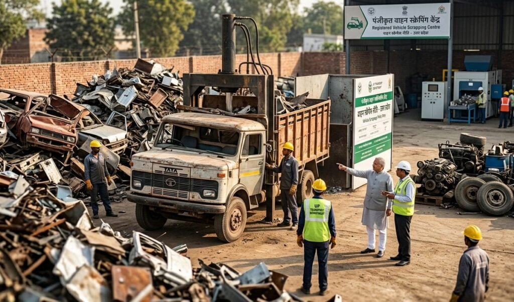 Vehicle Scrappage Policy: उत्तर प्रदेश बना देश में अव्वल, 48.5 फीसदी पुराने वाहन स्क्रैप हुए Vehicle Scrappage Policy: उत्तर प्रदेश बना देश में अव्वल, 48.5 फीसदी पुराने वाहन स्क्रैप हुए
