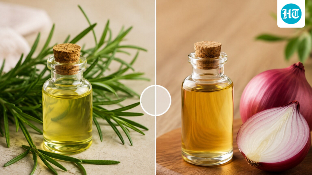What would you rather choose for hair growth: rosemary oil or onion oil? Here is the winner What would you rather choose for hair growth: rosemary oil or onion oil? Here is the winner