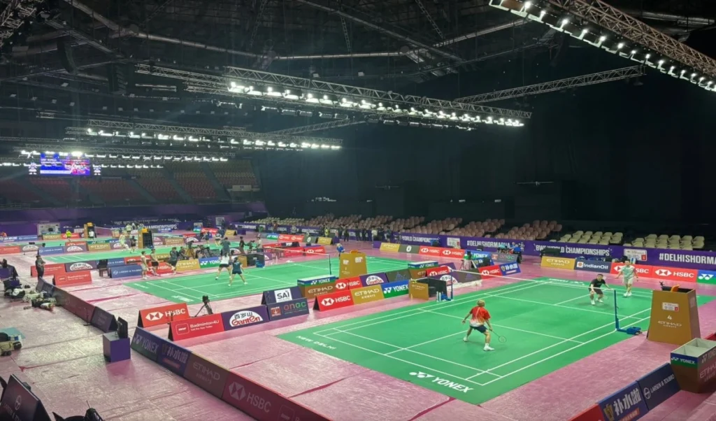 World Badminton Championship: दिल्ली में सिर्फ Smash नहीं, Humidity और Wind Speed भी तय करेंगे मुकाबलों के नतीजे World Badminton Championship: दिल्ली में सिर्फ Smash नहीं, Humidity और Wind Speed भी तय करेंगे मुकाबलों के नतीजे