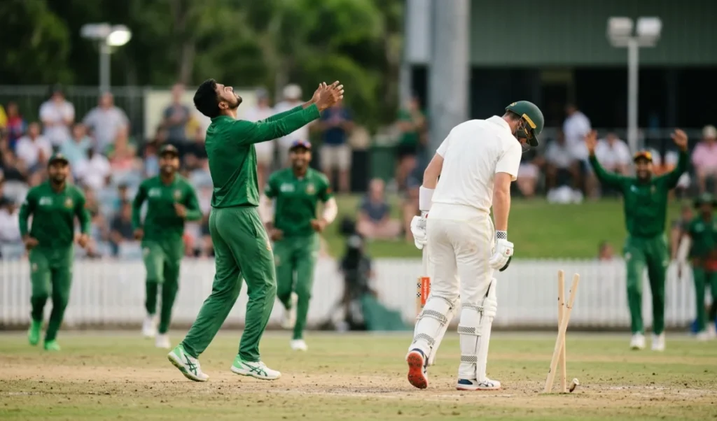 australia vs bangladesh darwin test day 3 stumps australia at 161 for 4