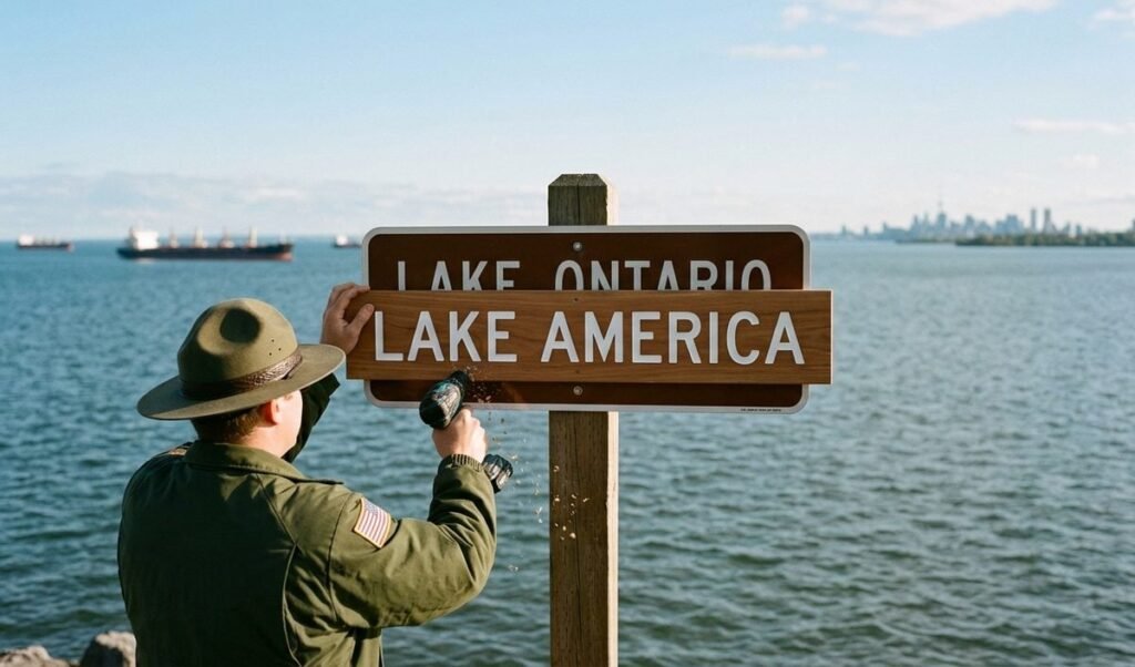 donald trump renames lake ontario to lake america by executive order donald trump renames lake ontario to lake america by executive order