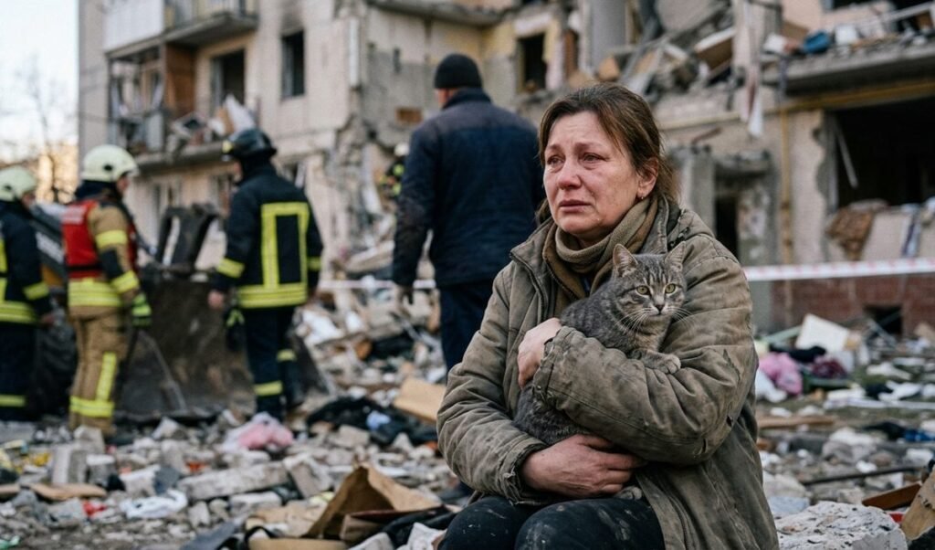kyiv missile attack russia drone strike leaves fourteen dead