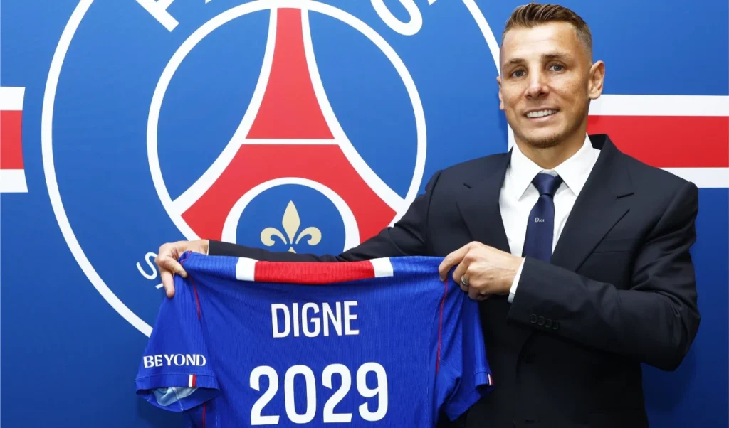 lucas digne returns to psg after leaving aston villa after 11 years deal running until 2029 lucas digne returns to psg after leaving aston villa after 11 years deal running until 2029