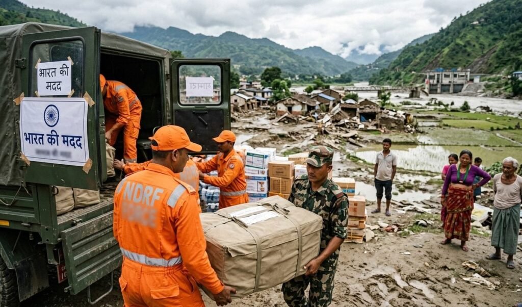 nepal praises pm modi and india flood relief support nepal praises pm modi and india flood relief support