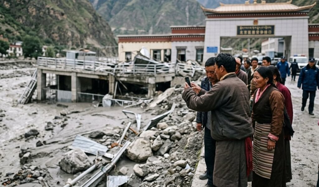 new york times reports china deleting tibet flood videos from social media new york times reports china deleting tibet flood videos from social media