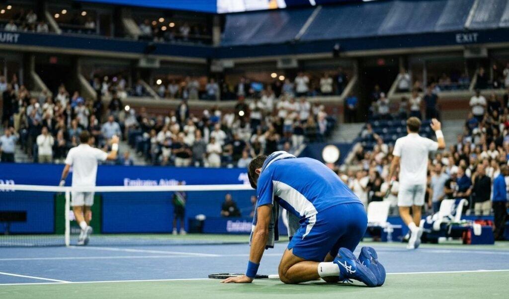novak djokovic loses us open first round mariano navone novak djokovic loses us open first round mariano navone