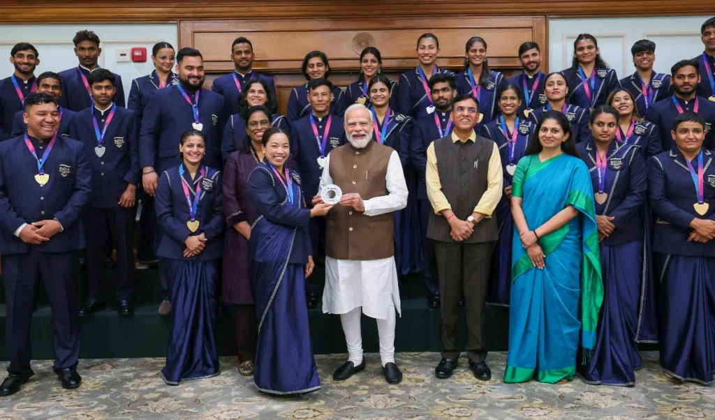 pm modi encourages cwg 2026 sports heroes passion for sports among youth set to rise pm modi encourages cwg 2026 sports heroes passion for sports among youth set to rise