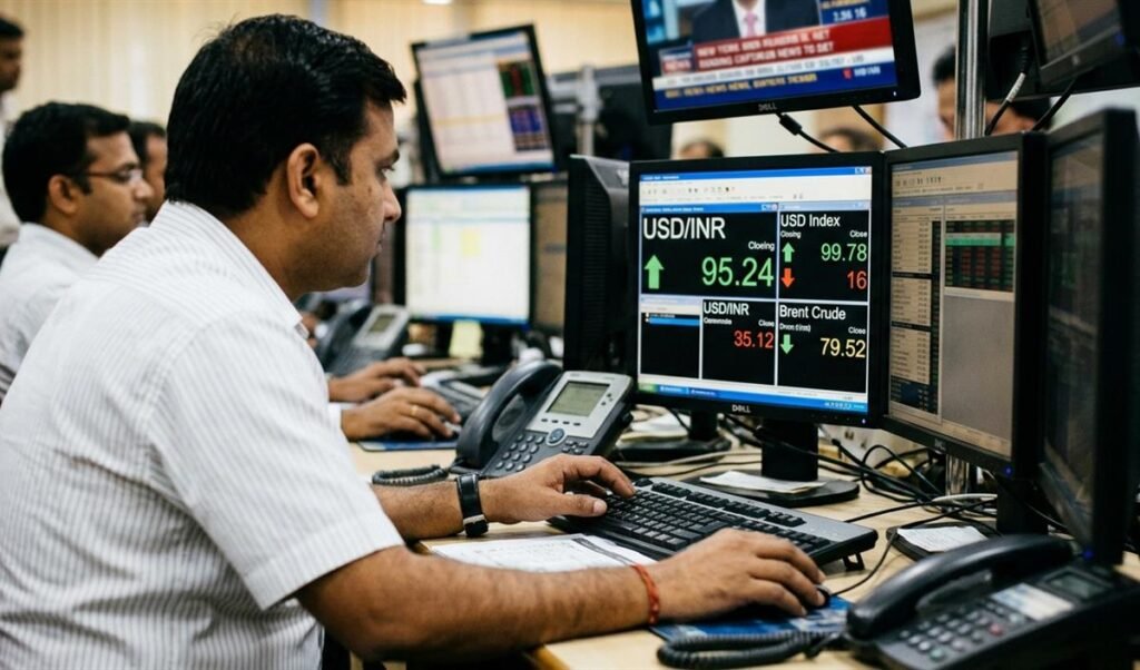 rupee falls 16 paise against us dollar to close at 9524 rupee falls 16 paise against us dollar to close at 9524