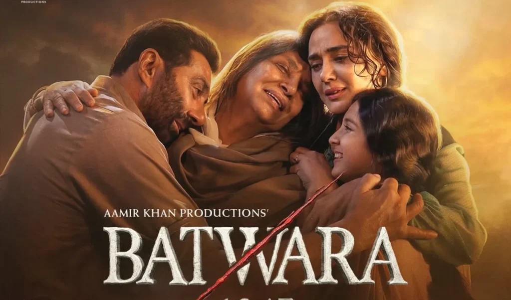sunny deol promotes movie batwara 1947 in lucknow with preity zinta sunny deol promotes movie batwara 1947 in lucknow with preity zinta