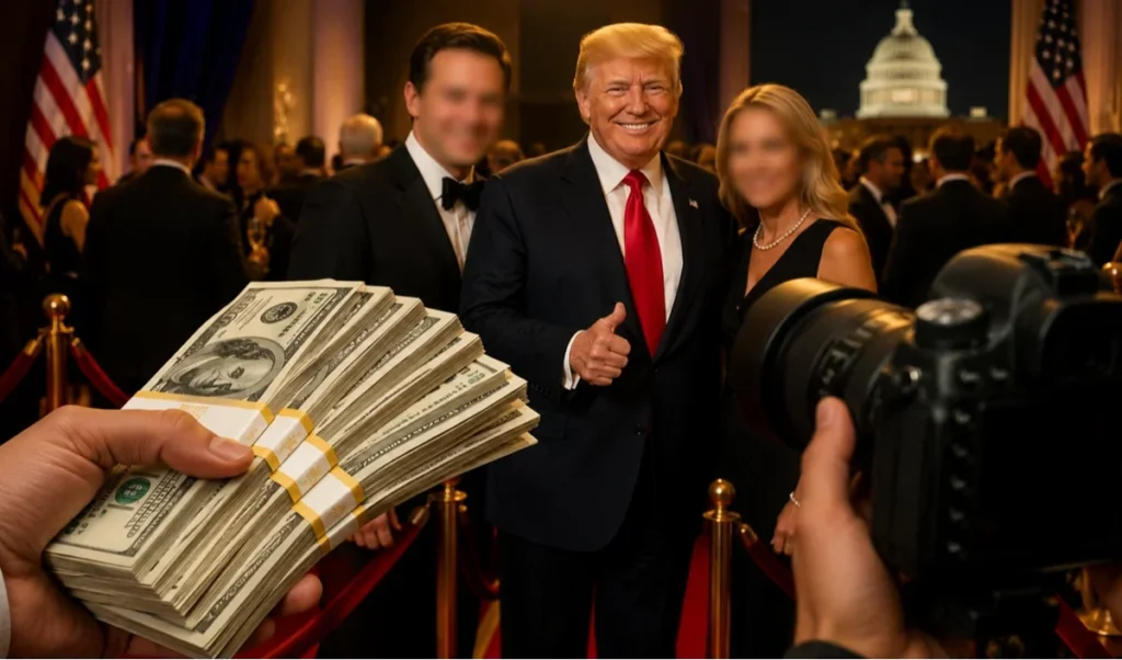 trump charges over 80 lakh for a photo op the price of access to us president s inner circle also