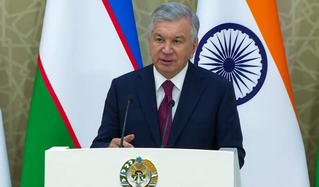 uzbekistan president shavkat mirziyoyev heaped praise on pm modi uzbekistan president shavkat mirziyoyev heaped praise on pm modi