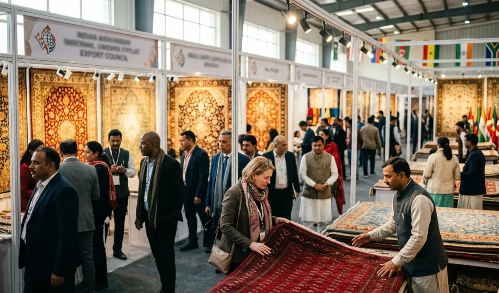 उत्तर प्रदेश के भदोही में India Carpet Expo का आयोजन, 56 देशों के निर्यातकों को बुलावा उत्तर प्रदेश के भदोही में India Carpet Expo का आयोजन, 56 देशों के निर्यातकों को बुलावा
