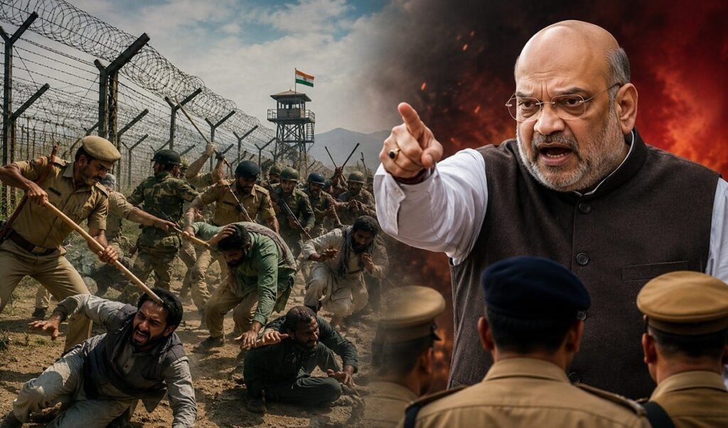 घुसपैठियों और भगोड़े अपराधियों पर अब होगी डबल स्ट्राइक! अमित शाह ने सुरक्षा एजेंसियों को दिये सख्त निर्देश घुसपैठियों और भगोड़े अपराधियों पर अब होगी डबल स्ट्राइक! अमित शाह ने सुरक्षा एजेंसियों को दिये सख्त निर्देश