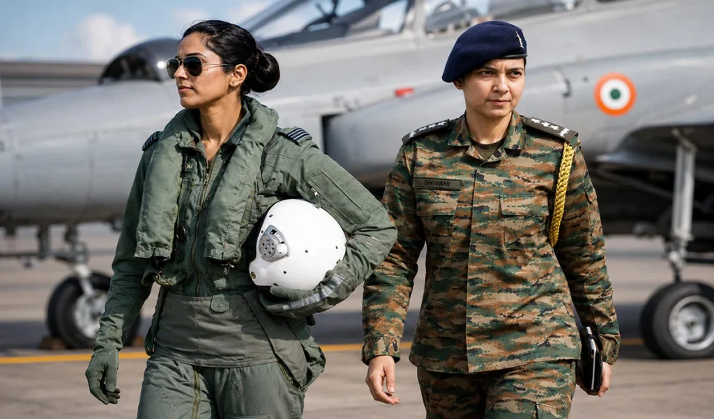 भारत की बेटियां संभाल रहीं युद्ध की कमान, Bhawana Kanth बनीं देश की पहली Top Gun Pilot, Captain Shivani Sehrawat ने संभाला Army Chief के ADC का पद भारत की बेटियां संभाल रहीं युद्ध की कमान, Bhawana Kanth बनीं देश की पहली Top Gun Pilot, Captain Shivani Sehrawat ने संभाला Army Chief के ADC का पद