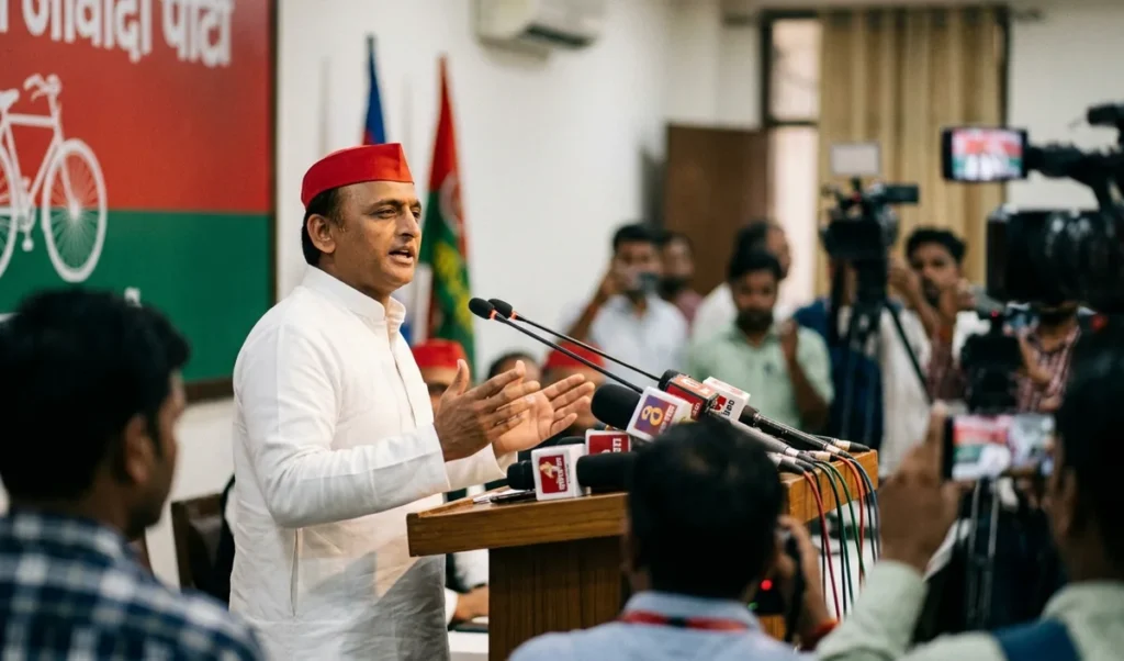लाल किला झूठ बोलने की जगह नहीं, Akhilesh Yadav ने महिला आरक्षण को लेकर सरकार को घेरा लाल किला झूठ बोलने की जगह नहीं, Akhilesh Yadav ने महिला आरक्षण को लेकर सरकार को घेरा