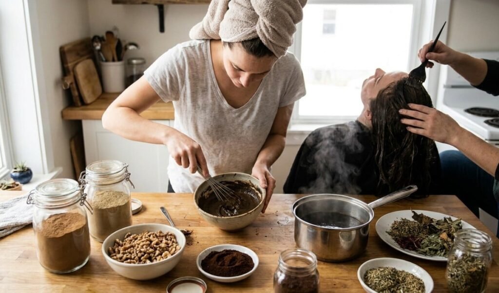 सफेद बालों से छुटकारा: Chemical Free Hair Dye के लिए अपनाएं ये Home Remedies, बढ़ेगा Confidence सफेद बालों से छुटकारा: Chemical Free Hair Dye के लिए अपनाएं ये Home Remedies, बढ़ेगा Confidence