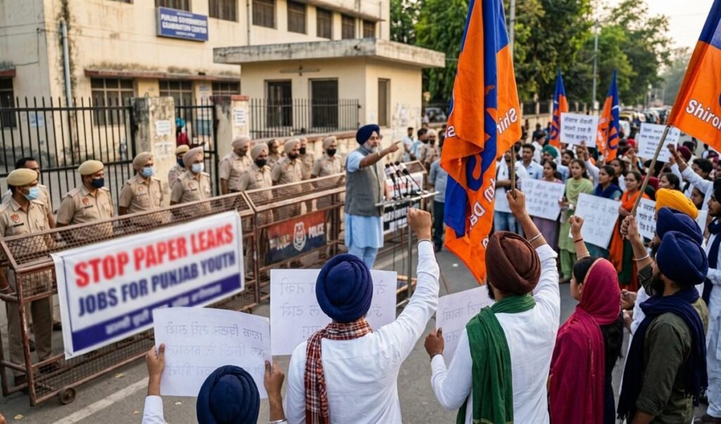 सुखबीर बादल का AAP सरकार पर तीखा हमला, कहा पेपर लीक से बर्बाद हुआ 10 लाख युवाओं का भविष्य सुखबीर बादल का AAP सरकार पर तीखा हमला, कहा पेपर लीक से बर्बाद हुआ 10 लाख युवाओं का भविष्य