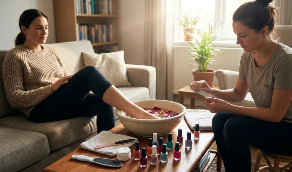 हाथ-पैरों की खोई चमक लौटाने के लिए घर पर करें Manicure-Pedicure, अपनाएं ये Easy Steps हाथ-पैरों की खोई चमक लौटाने के लिए घर पर करें Manicure-Pedicure, अपनाएं ये Easy Steps
