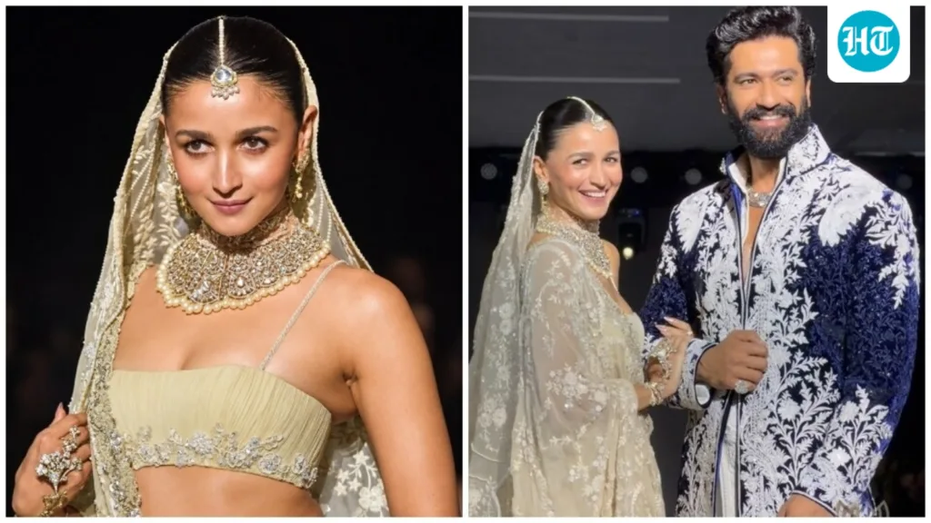 Alia Bhatt and Vicky Kaushal set the ramp on fire as showstoppers for Manish Malhotra’s Mijwan show. Watch Alia Bhatt and Vicky Kaushal set the ramp on fire as showstoppers for Manish Malhotra’s Mijwan show. Watch