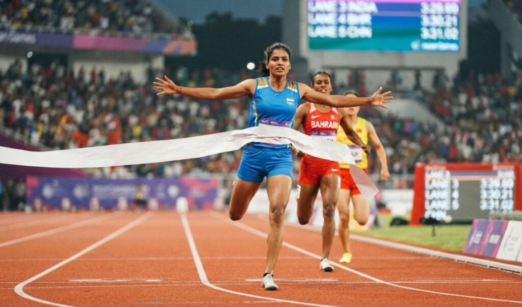 Asian Games में India Women 4x400m Relay टीम ने जीता Gold Medal, बहरीन को पछाड़ा