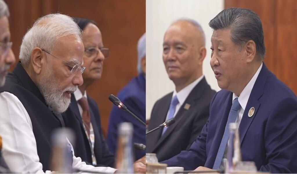 BRICS Summit में PM Modi ने की Xi Jinping से द्विपक्षीय बातचीत, चीन के समर्थन पर जताया आभार BRICS Summit में PM Modi ने की Xi Jinping से द्विपक्षीय बातचीत, चीन के समर्थन पर जताया आभार