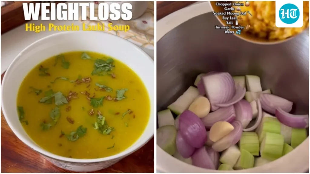 Bored of vegetable stir-fry? Try this nutritionist-recommended low-calorie high-protein lauki soup for weight loss Bored of vegetable stir-fry? Try this nutritionist-recommended low-calorie high-protein lauki soup for weight loss