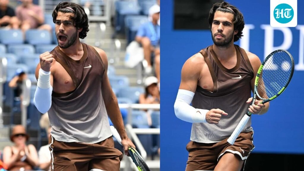 Carlos Alcaraz serves ‘Nipplegate 2.0’ at US Open: Social media users can’t stop commenting Carlos Alcaraz serves ‘Nipplegate 2.0’ at US Open: Social media users can’t stop commenting