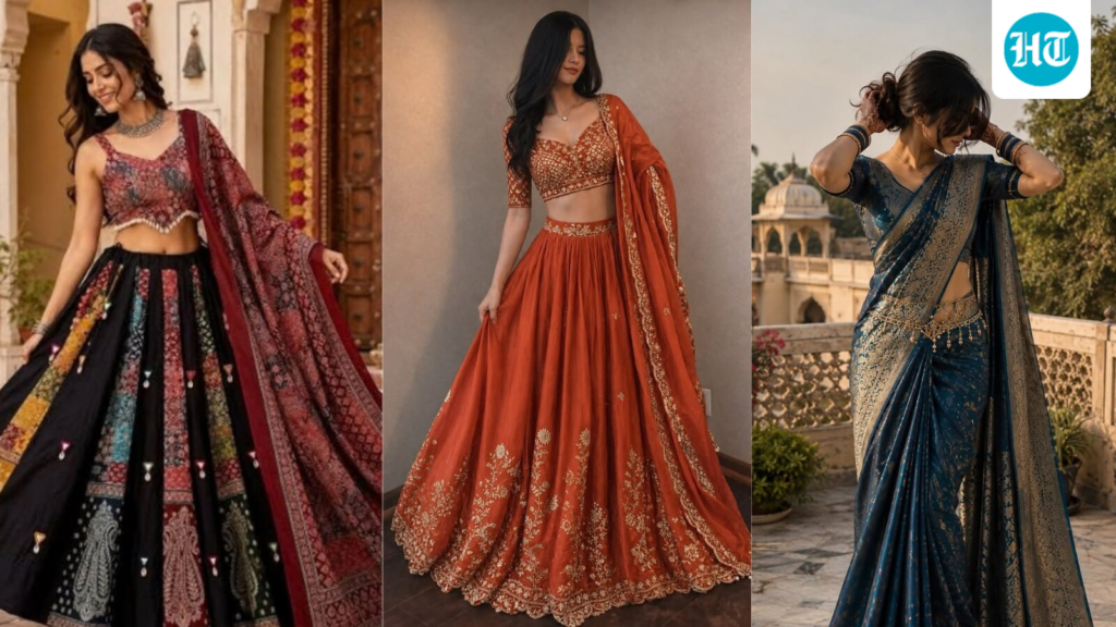 Chaniya Choli vs Lehenga vs Saree: What to wear for every festive occasion Chaniya Choli vs Lehenga vs Saree: What to wear for every festive occasion