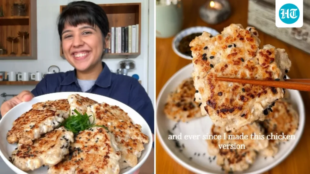 Crispy on the outside and juicy on the inside: Try these Asian-style chicken pancakes at home