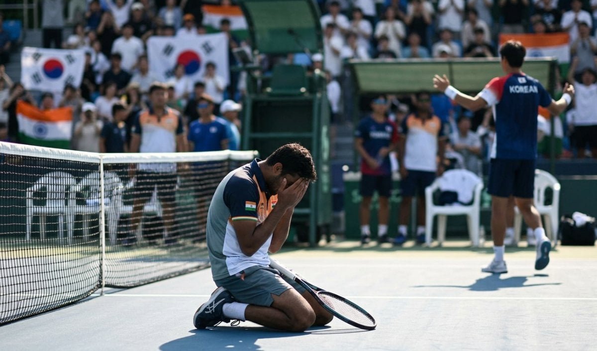 Davis Cup: Sumit Nagal की हार के साथ भारत को Korea ने 3-1 से हराया Davis Cup: Sumit Nagal की हार के साथ भारत को Korea ने 3-1 से हराया