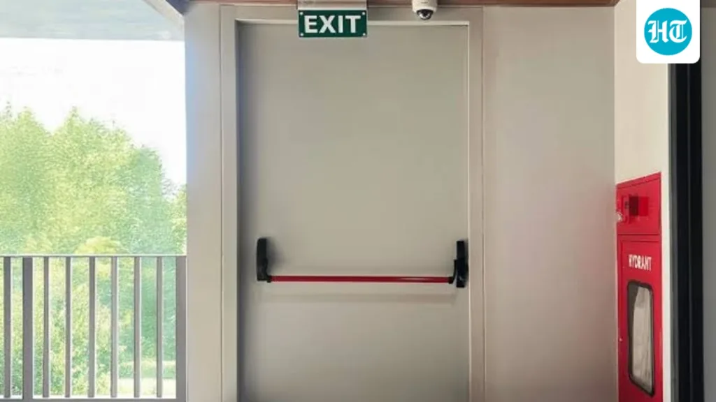 Everyday Explained: Why do emergency exit doors always open outwards? Everyday Explained: Why do emergency exit doors always open outwards?