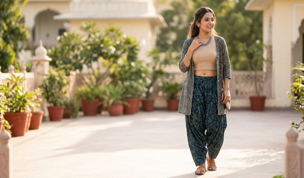 Farsi Salwar को Crop Top और Short Kurti के साथ ऐसे करें स्टाइल, मिलेगा मॉडर्न लुक Farsi Salwar को Crop Top और Short Kurti के साथ ऐसे करें स्टाइल, मिलेगा मॉडर्न लुक