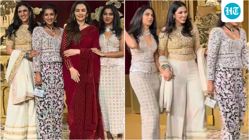 Isha Ambani, Shloka Mehta and Radhika Merchant are a vision in couture at Abu Jani Sandeep Khosla’s 40th anniversary Isha Ambani, Shloka Mehta and Radhika Merchant are a vision in couture at Abu Jani Sandeep Khosla’s 40th anniversary